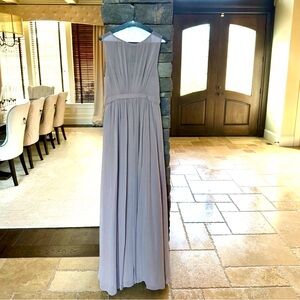 Elegant Mauve Evening Gown